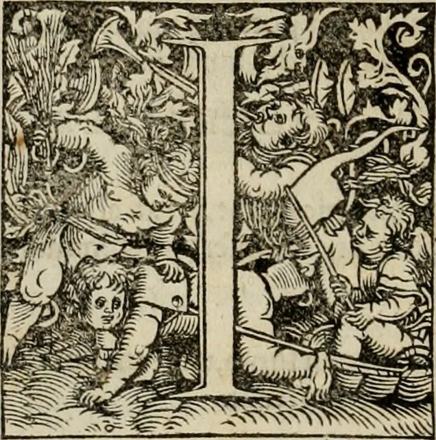 An illustration from Concilia omnia, tam generalia quam particularia : ab apostolorum temporibus in hunc vsque diem a sanctissimis patribus celebrata, & quorum acta literis mandata, ex vetustissimis diuersa[rum] regionu bibliothecis haberi potuere, his duobus tomis continentur : tomvs primvs ea recenset concilia, quae a beato Petro apostolo vsq[ue] ad Iohanne huius nominis papam secundu seruata inuenimus : quo[rum] ordinem & nomina si quis accuratius desideret, versa pagina indicabit, 1538, leaf 281