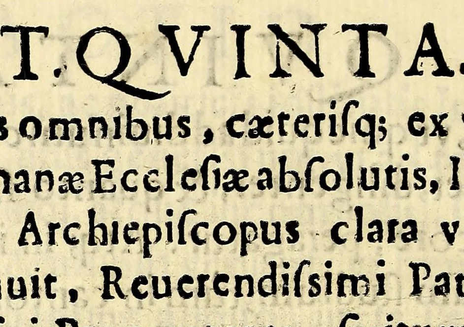 An illustration from Concilium Limense. Celebratum anno 1583. sub Gregorio XIII. Sum. Pont. auctoritate Sixti Quinti Pont. Max. approbatum., 1614, leaf 192