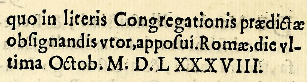 An illustration from Concilium Limense. Celebratum anno 1583. sub Gregorio XIII. Sum. Pont. auctoritate Sixti Quinti Pont. Max. approbatum., 1614, leaf 200