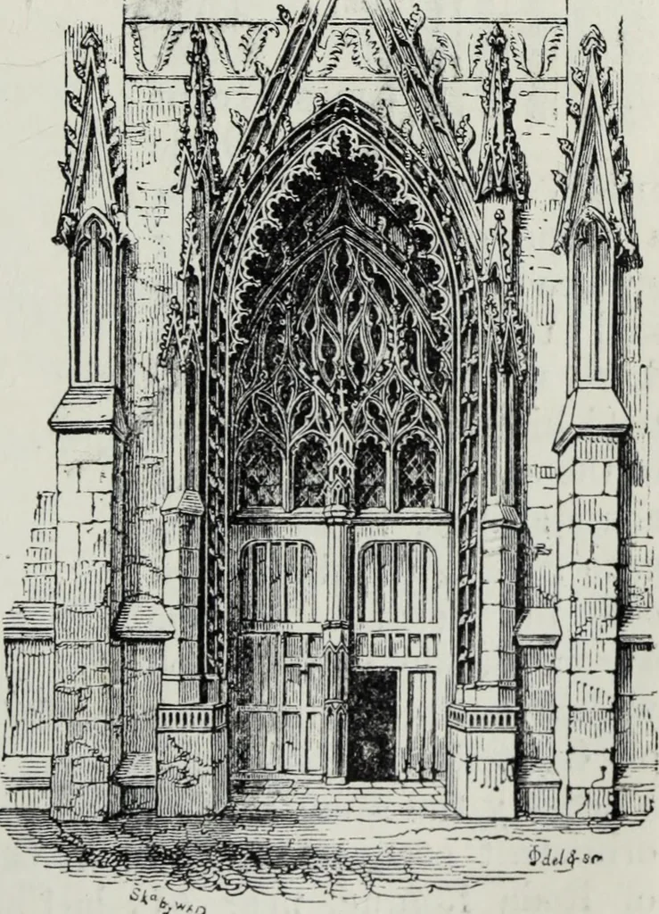 An illustration from A concise glossary of terms used in Grecian, Roman, Italian, and Gothic architecture, 1879, leaf 128