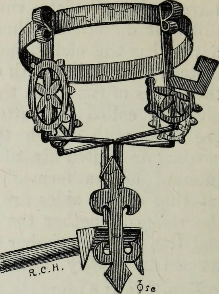 An illustration from A concise glossary of terms used in Grecian, Roman, Italian, and Gothic architecture, 1879, leaf 147