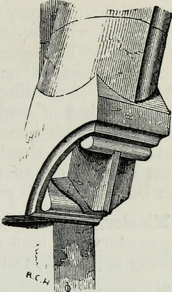 An illustration from A concise glossary of terms used in Grecian, Roman, Italian, and Gothic architecture, 1879, leaf 164
