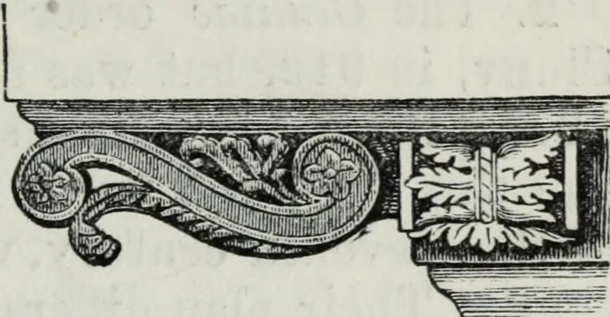 An illustration from A concise glossary of terms used in Grecian, Roman, Italian, and Gothic architecture, 1879, leaf 166