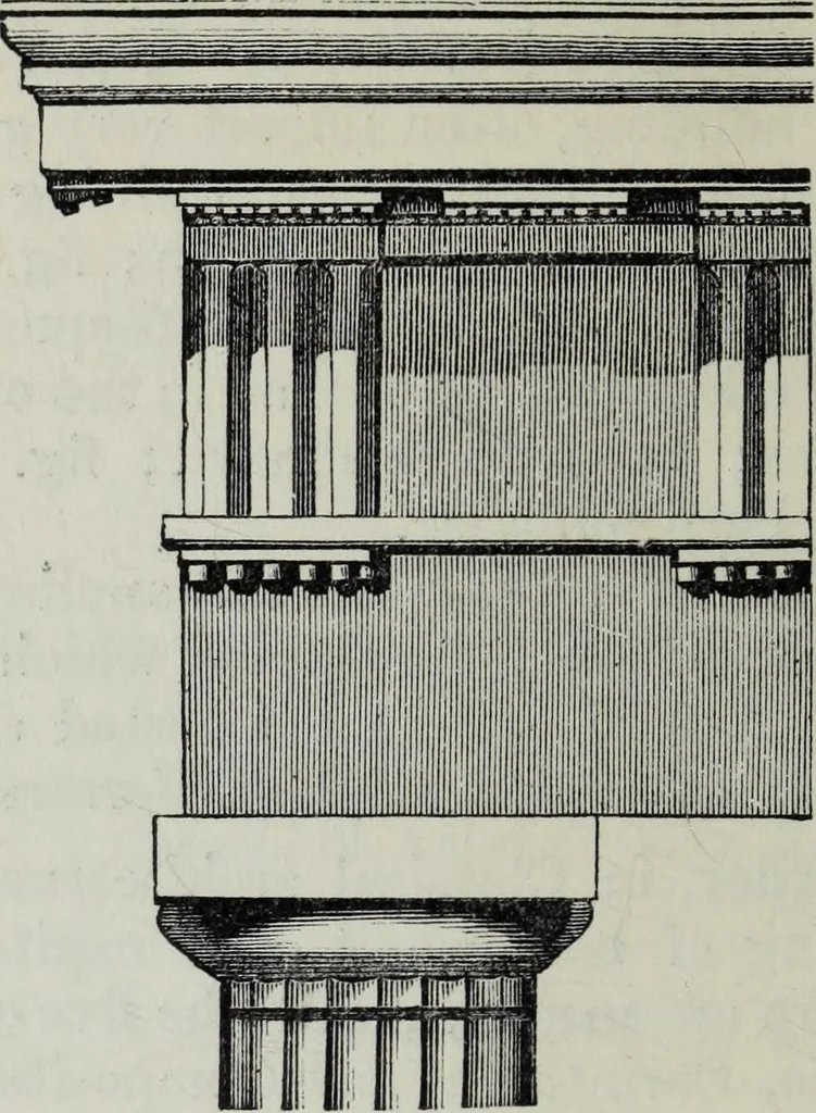 An illustration from A concise glossary of terms used in Grecian, Roman, Italian, and Gothic architecture, 1879, leaf 187