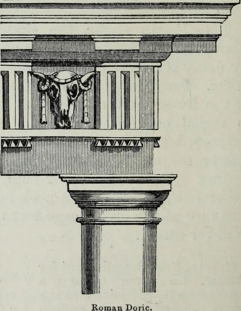 An illustration from A concise glossary of terms used in Grecian, Roman, Italian, and Gothic architecture, 1879, leaf 187