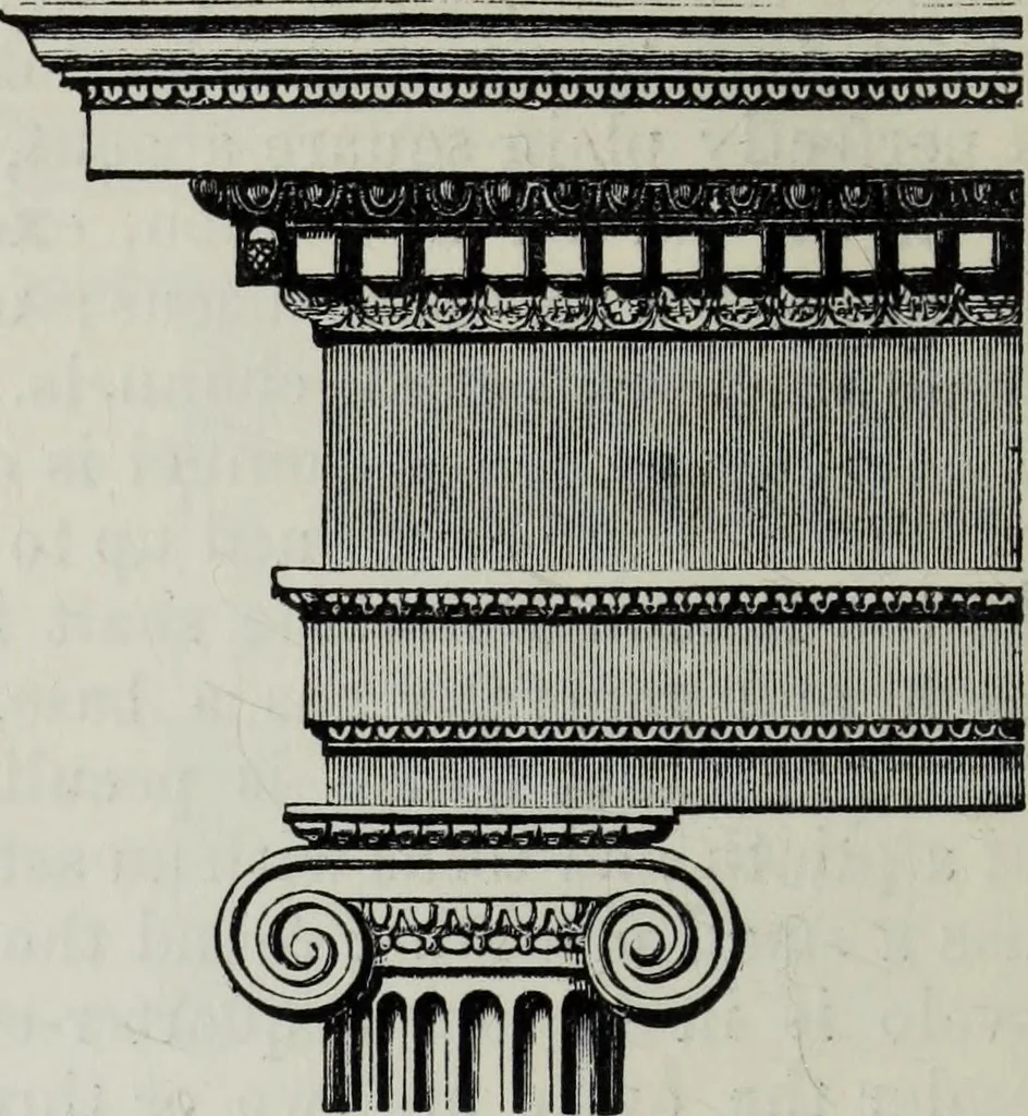 An illustration from A concise glossary of terms used in Grecian, Roman, Italian, and Gothic architecture, 1879, leaf 189
