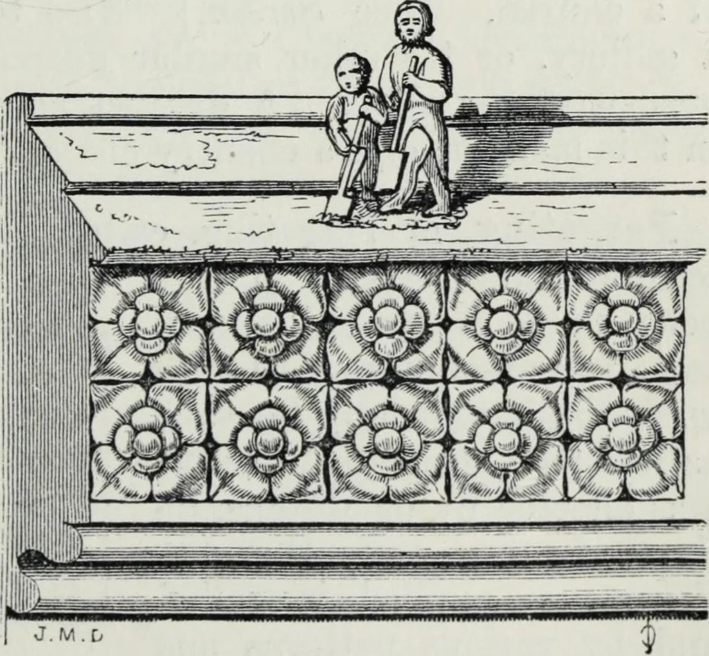 An illustration from A concise glossary of terms used in Grecian, Roman, Italian, and Gothic architecture, 1879, leaf 196