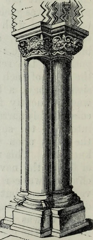 An illustration from A concise glossary of terms used in Grecian, Roman, Italian, and Gothic architecture, 1879, leaf 207