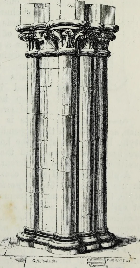 An illustration from A concise glossary of terms used in Grecian, Roman, Italian, and Gothic architecture, 1879, leaf 208