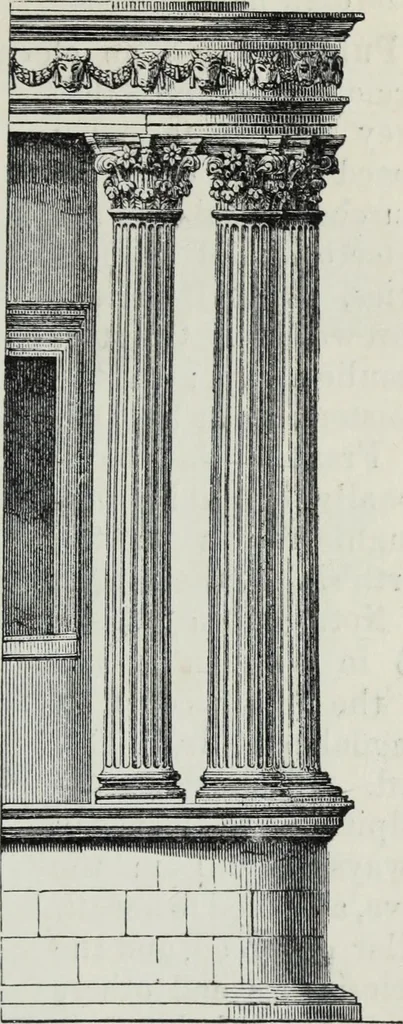 An illustration from A concise glossary of terms used in Grecian, Roman, Italian, and Gothic architecture, 1879, leaf 222
