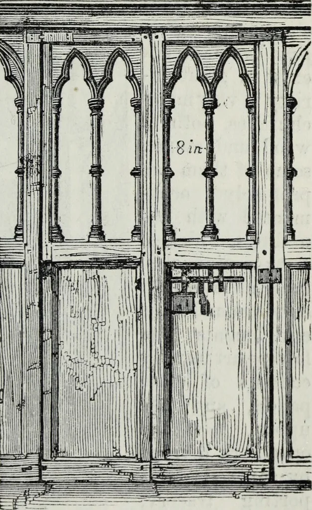 An illustration from A concise glossary of terms used in Grecian, Roman, Italian, and Gothic architecture, 1879, leaf 258