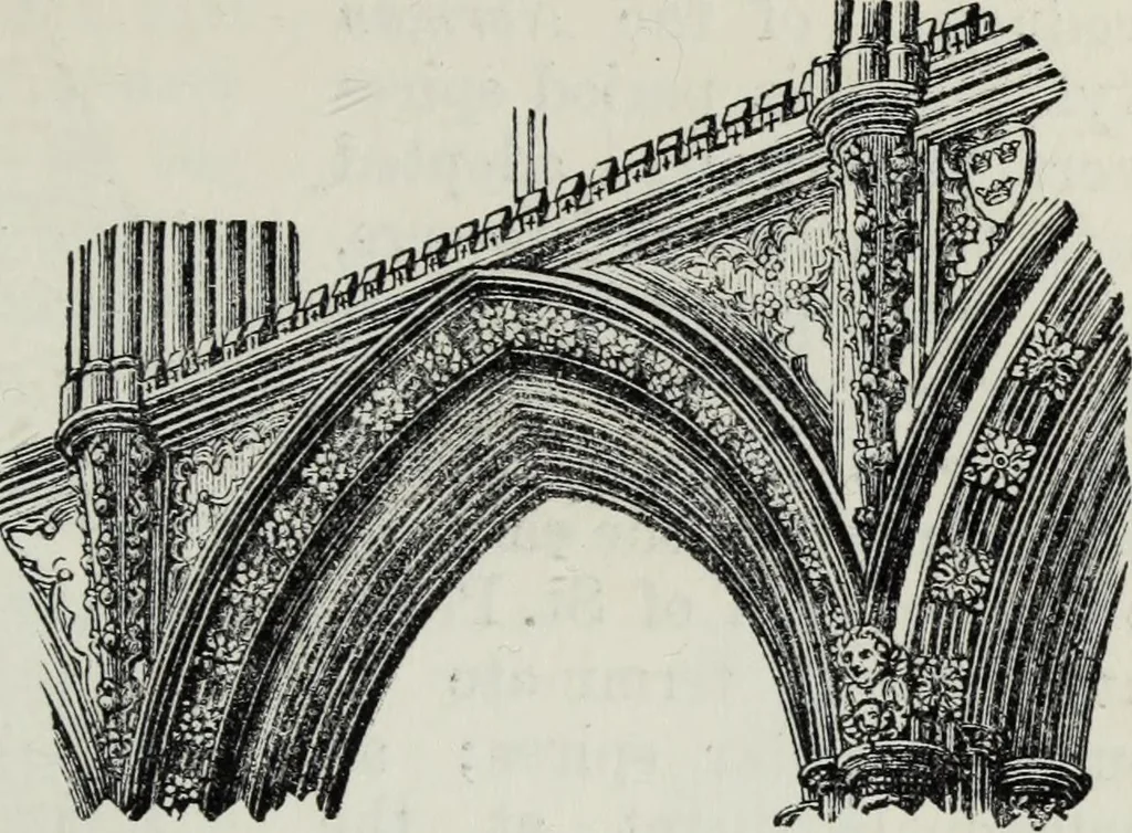 An illustration from A concise glossary of terms used in Grecian, Roman, Italian, and Gothic architecture, 1879, leaf 268