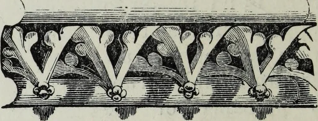 An illustration from A concise glossary of terms used in Grecian, Roman, Italian, and Gothic architecture, 1879, leaf 301