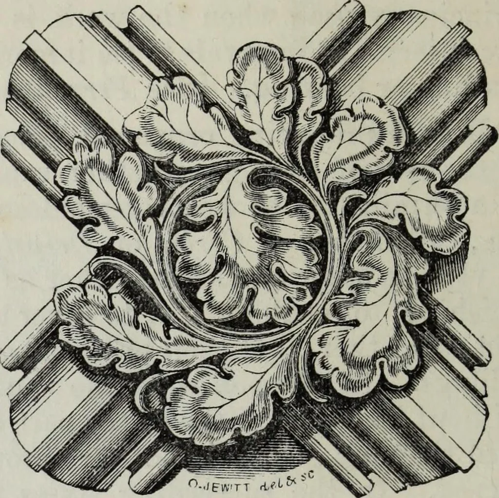 An illustration from A concise glossary of terms used in Grecian, Roman, Italian, and Gothic architecture, 1879, leaf 53