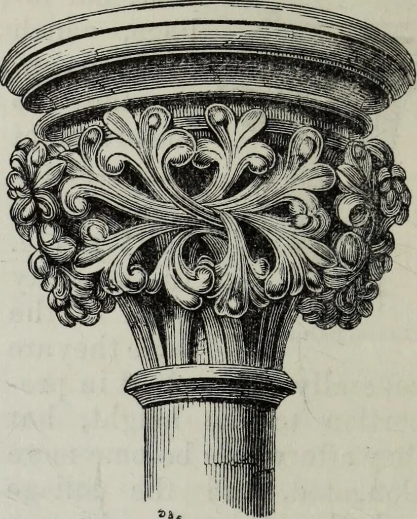 An illustration from A concise glossary of terms used in Grecian, Roman, Italian, and Gothic architecture, 1879, leaf 65