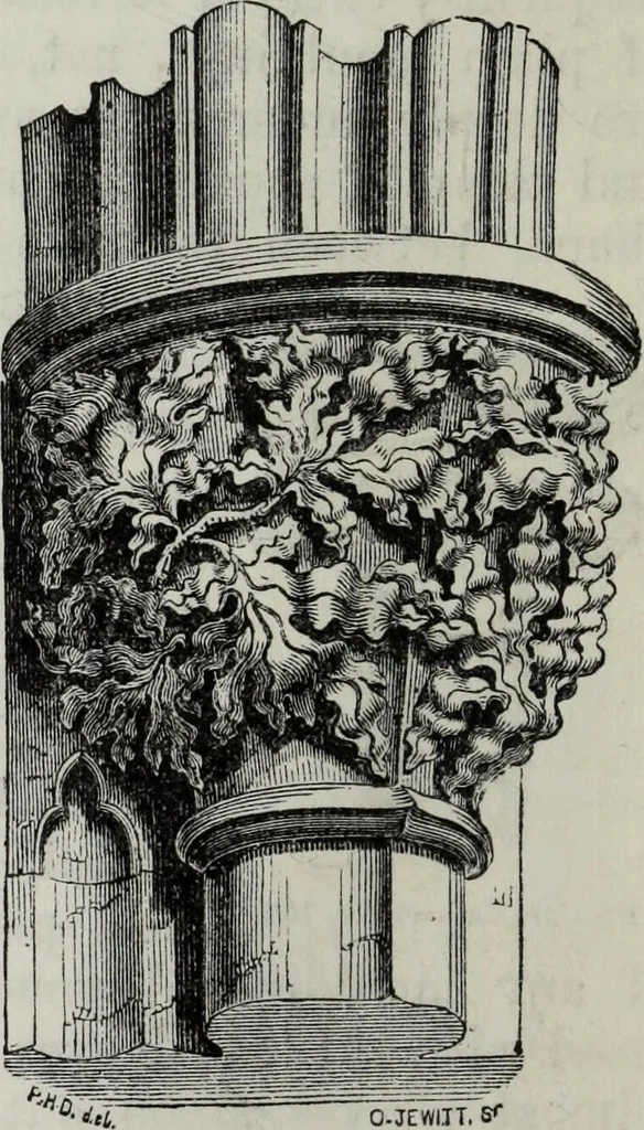 An illustration from A concise glossary of terms used in Grecian, Roman, Italian, and Gothic architecture, 1879, leaf 65