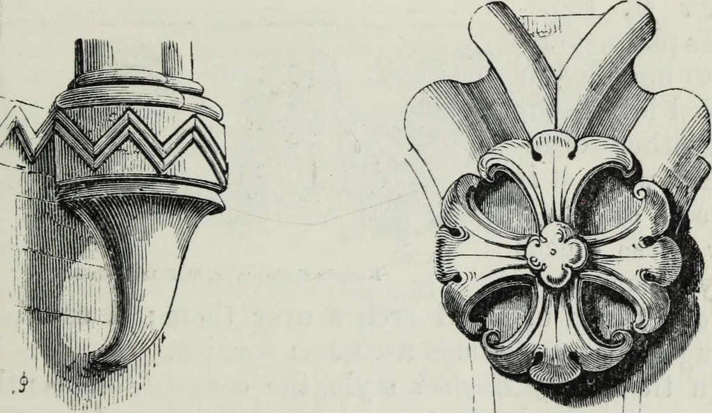 An illustration from A concise glossary of terms used in Grecian, Roman, Italian, and Gothic architecture, 1879, leaf 90