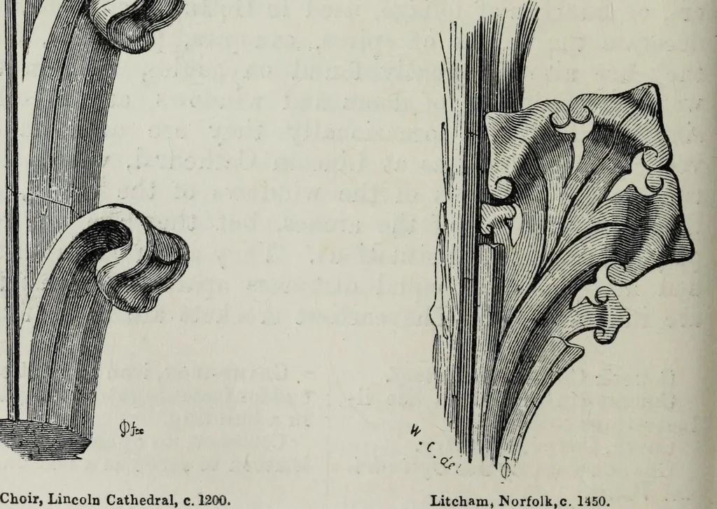 An illustration from A concise glossary of terms used in Grecian, Roman, Italian, and Gothic architecture, 1879, leaf 95