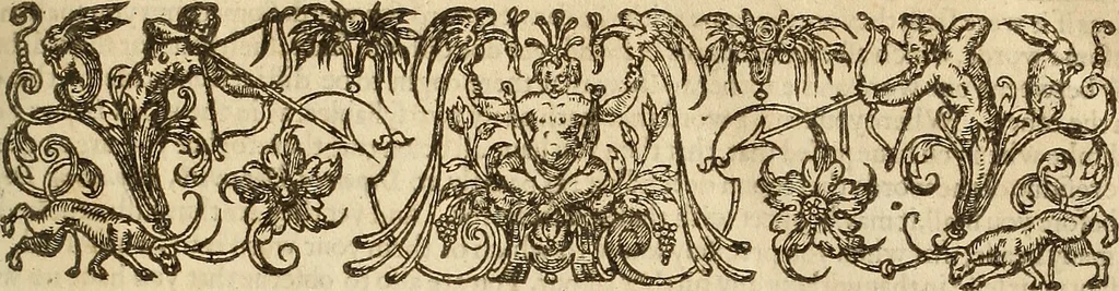 An illustration from A concordance to all the bookes of the Old Testament, according to the translation allowed by His Late Matie of Great Brittain : in which the most materiall words thereof are exactly gathered into their proper places, according to the order of the alphabet. Whereby it will be easie (euen for those of meane capacitie) readily to turne vnto any passage they desire in the said bookes; prouided that they rightly informe themselues of some one principall word or mo[sic], contained therein. Allowed by authoritie, 1627, leaf 6