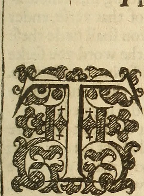An illustration from A concordance to all the bookes of the Old Testament, according to the translation allowed by His Late Matie of Great Brittain : in which the most materiall words thereof are exactly gathered into their proper places, according to the order of the alphabet. Whereby it will be easie (euen for those of meane capacitie) readily to turne vnto any passage they desire in the said bookes; prouided that they rightly informe themselues of some one principall word or mo[sic], contained therein. Allowed by authoritie, 1627, leaf 6