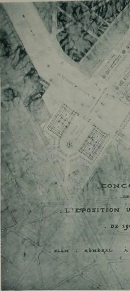 An illustration from Concours pour l'Exposition universelle de 1900; projets exposés au Palais de l'industrie, 1895, leaf 103
