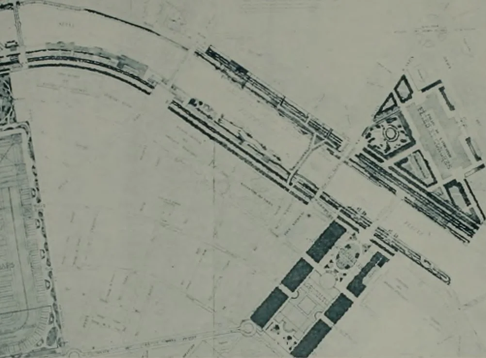 An illustration from Concours pour l'Exposition universelle de 1900; projets exposés au Palais de l'industrie, 1895, leaf 105