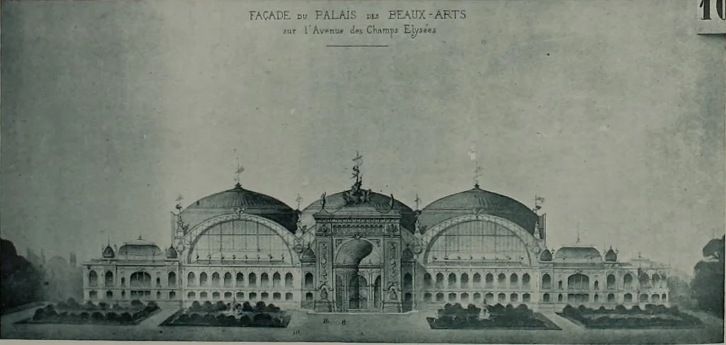 An illustration from Concours pour l'Exposition universelle de 1900; projets exposés au Palais de l'industrie, 1895, leaf 107