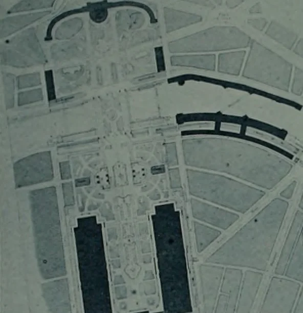 An illustration from Concours pour l'Exposition universelle de 1900; projets exposés au Palais de l'industrie, 1895, leaf 111