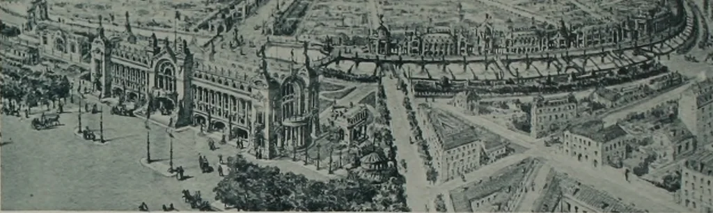 An illustration from Concours pour l'Exposition universelle de 1900; projets exposés au Palais de l'industrie, 1895, leaf 113
