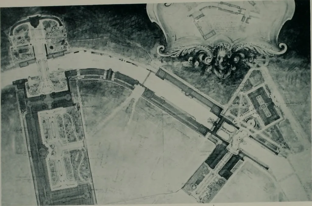 An illustration from Concours pour l'Exposition universelle de 1900; projets exposés au Palais de l'industrie, 1895, leaf 121
