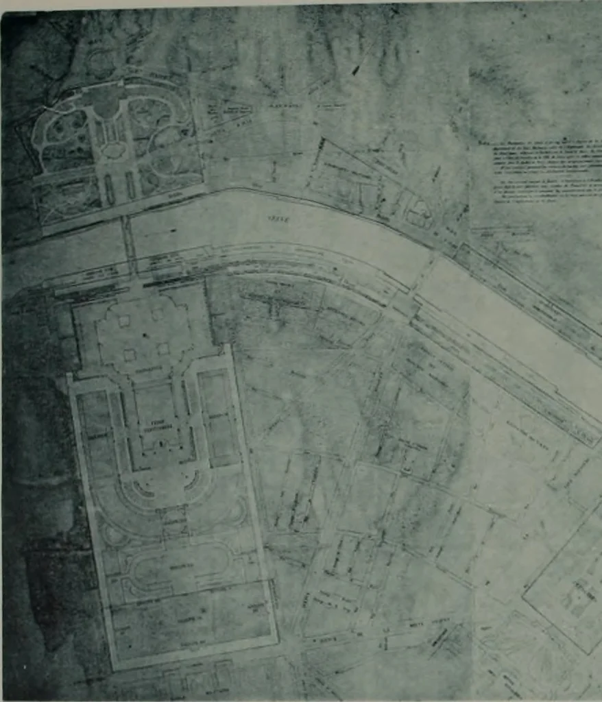An illustration from Concours pour l'Exposition universelle de 1900; projets exposés au Palais de l'industrie, 1895, leaf 123