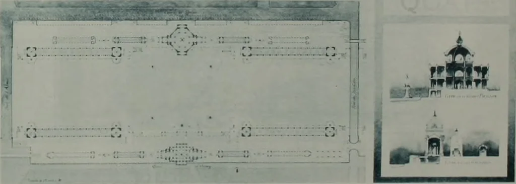 An illustration from Concours pour l'Exposition universelle de 1900; projets exposés au Palais de l'industrie, 1895, leaf 127