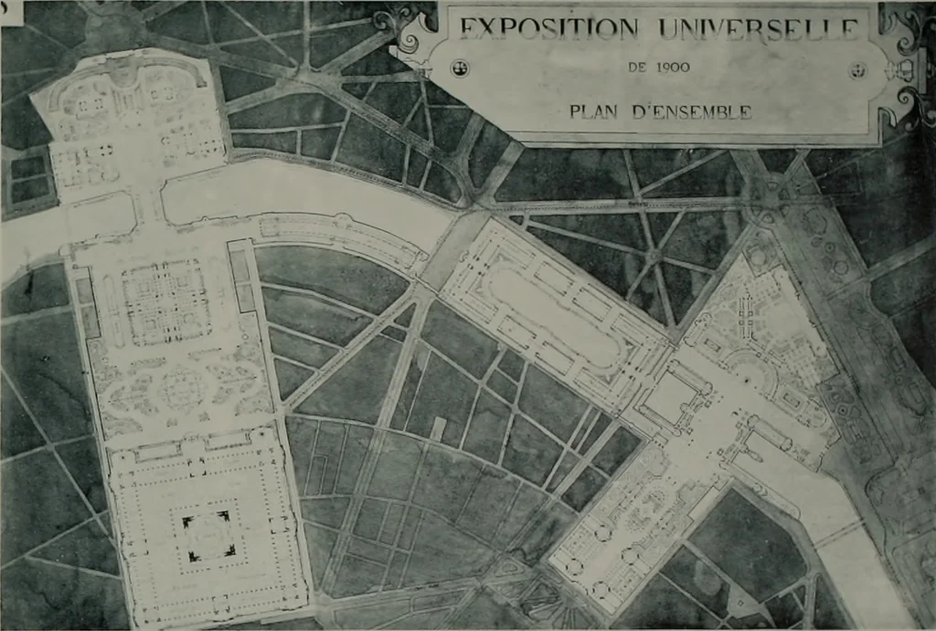 An illustration from Concours pour l'Exposition universelle de 1900; projets exposés au Palais de l'industrie, 1895, leaf 129