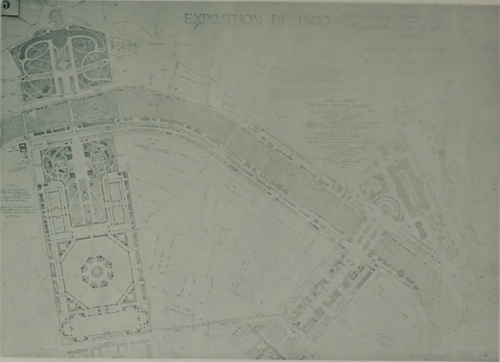 An illustration from Concours pour l'Exposition universelle de 1900; projets exposés au Palais de l'industrie, 1895, leaf 13