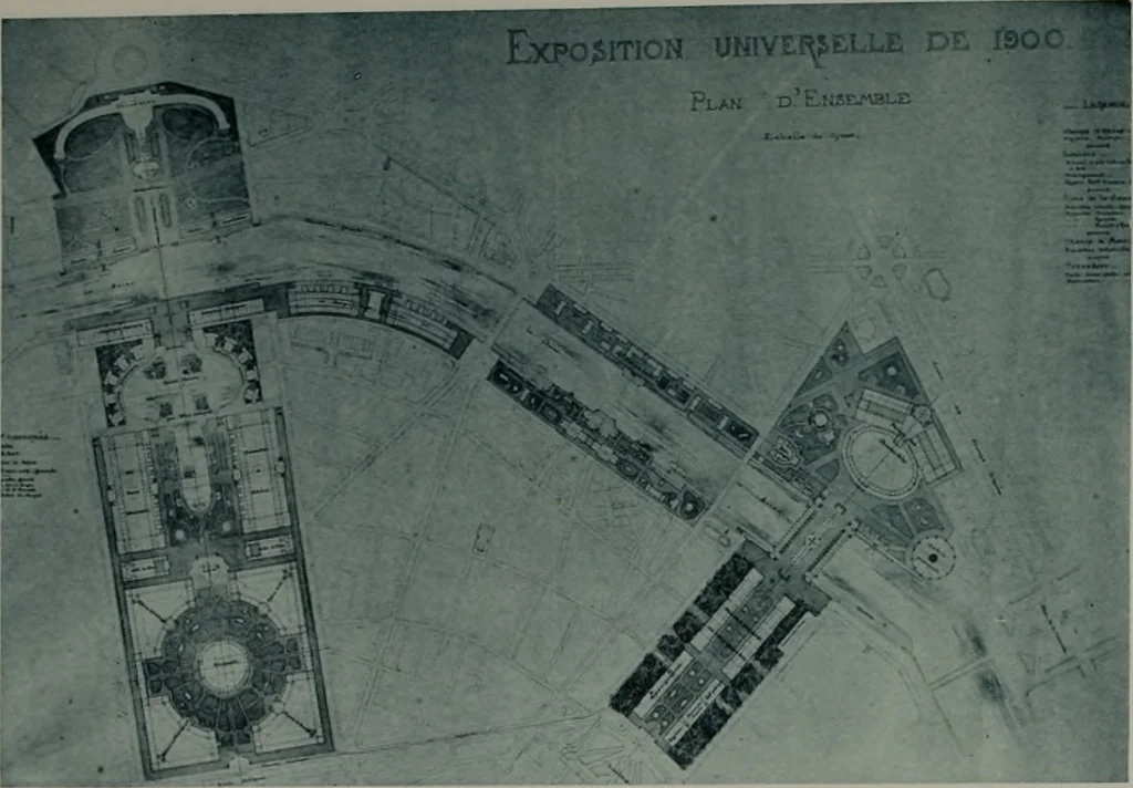 An illustration from Concours pour l'Exposition universelle de 1900; projets exposés au Palais de l'industrie, 1895, leaf 135