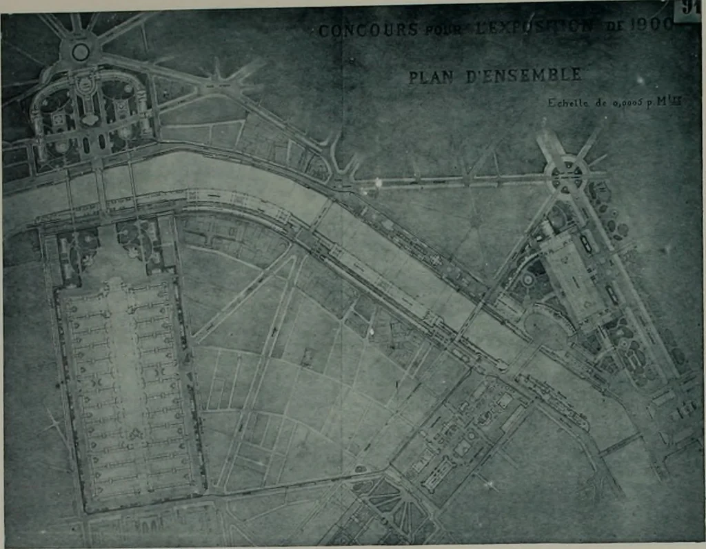 An illustration from Concours pour l'Exposition universelle de 1900; projets exposés au Palais de l'industrie, 1895, leaf 137