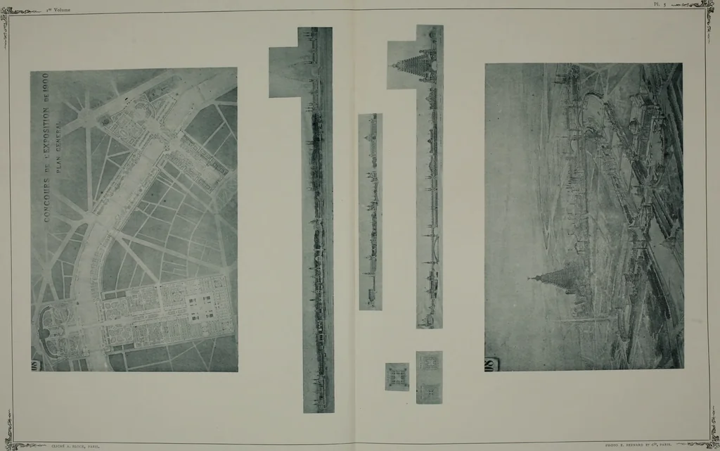An illustration from Concours pour l'Exposition universelle de 1900; projets exposés au Palais de l'industrie, 1895, leaf 15