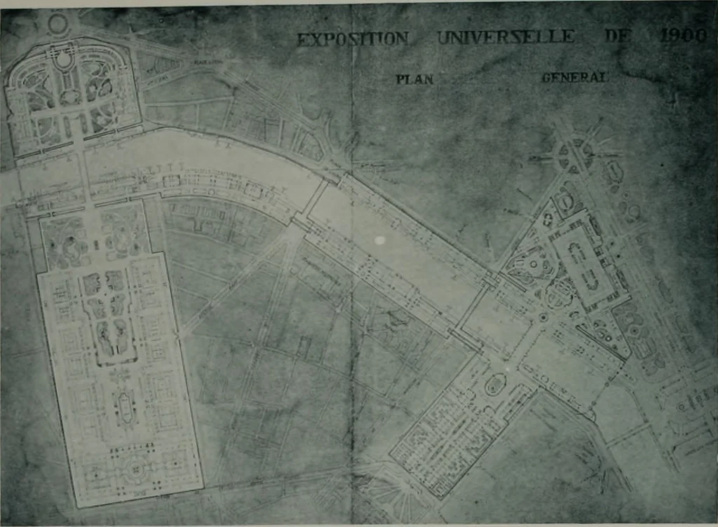 An illustration from Concours pour l'Exposition universelle de 1900; projets exposés au Palais de l'industrie, 1895, leaf 19