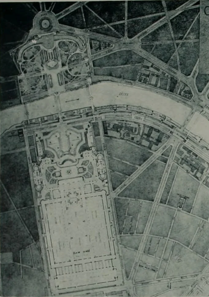 An illustration from Concours pour l'Exposition universelle de 1900; projets exposés au Palais de l'industrie, 1895, leaf 23