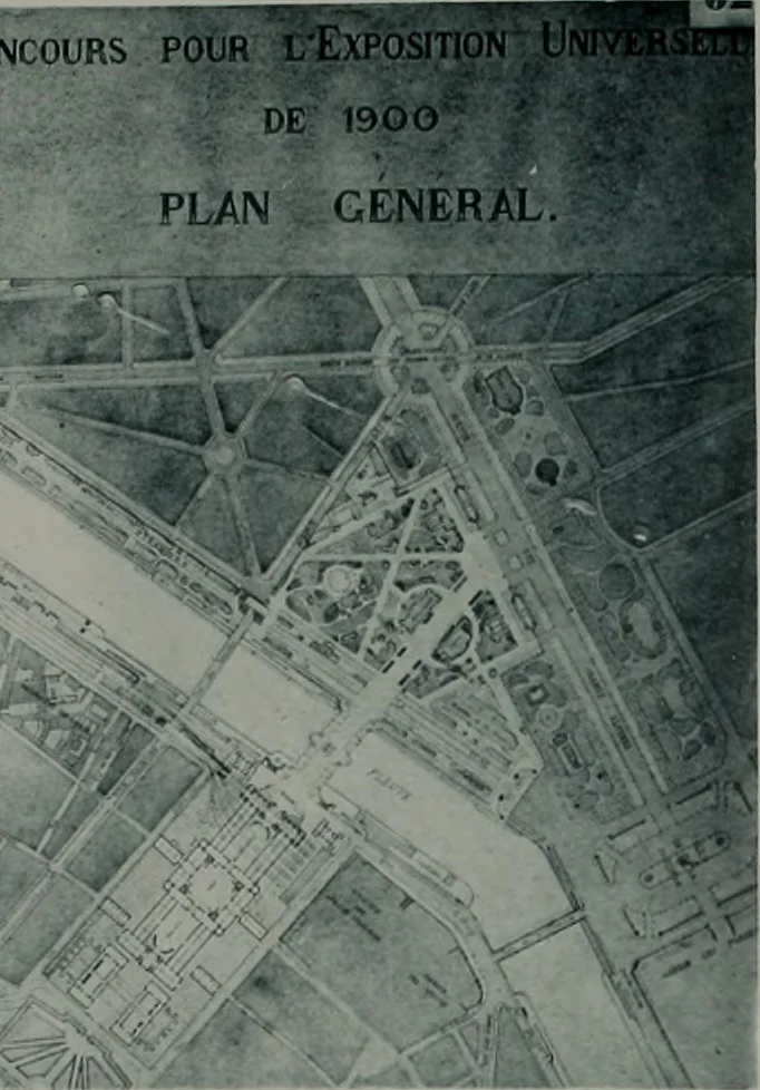 An illustration from Concours pour l'Exposition universelle de 1900; projets exposés au Palais de l'industrie, 1895, leaf 23