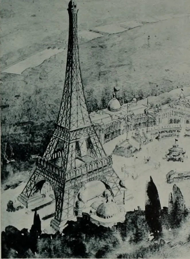 An illustration from Concours pour l'Exposition universelle de 1900; projets exposés au Palais de l'industrie, 1895, leaf 25