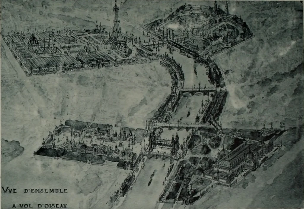 An illustration from Concours pour l'Exposition universelle de 1900; projets exposés au Palais de l'industrie, 1895, leaf 29