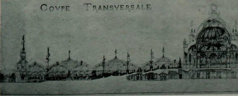 An illustration from Concours pour l'Exposition universelle de 1900; projets exposés au Palais de l'industrie, 1895, leaf 29