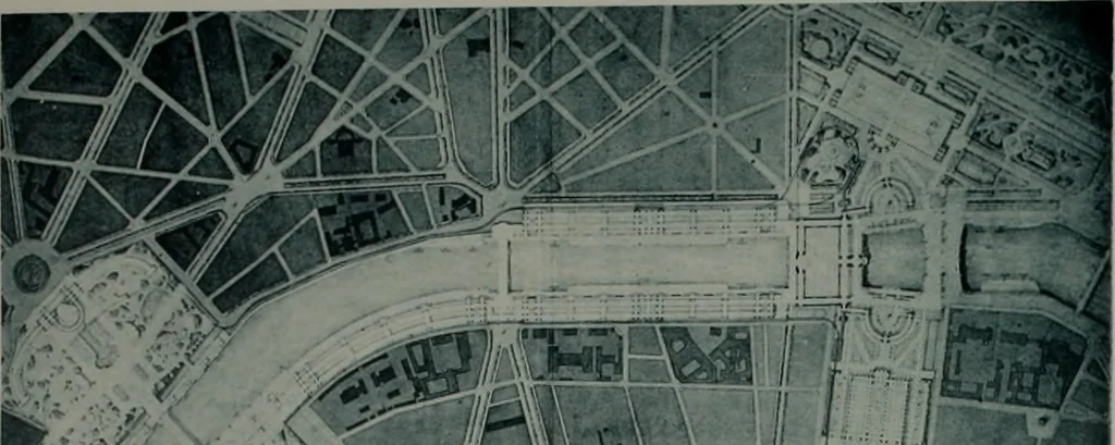 An illustration from Concours pour l'Exposition universelle de 1900; projets exposés au Palais de l'industrie, 1895, leaf 33