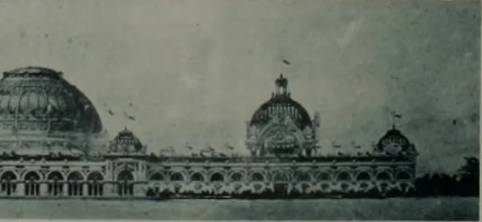 An illustration from Concours pour l'Exposition universelle de 1900; projets exposés au Palais de l'industrie, 1895, leaf 33