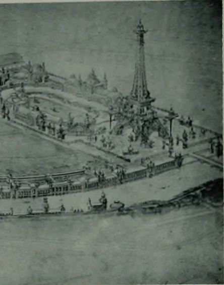 An illustration from Concours pour l'Exposition universelle de 1900; projets exposés au Palais de l'industrie, 1895, leaf 37