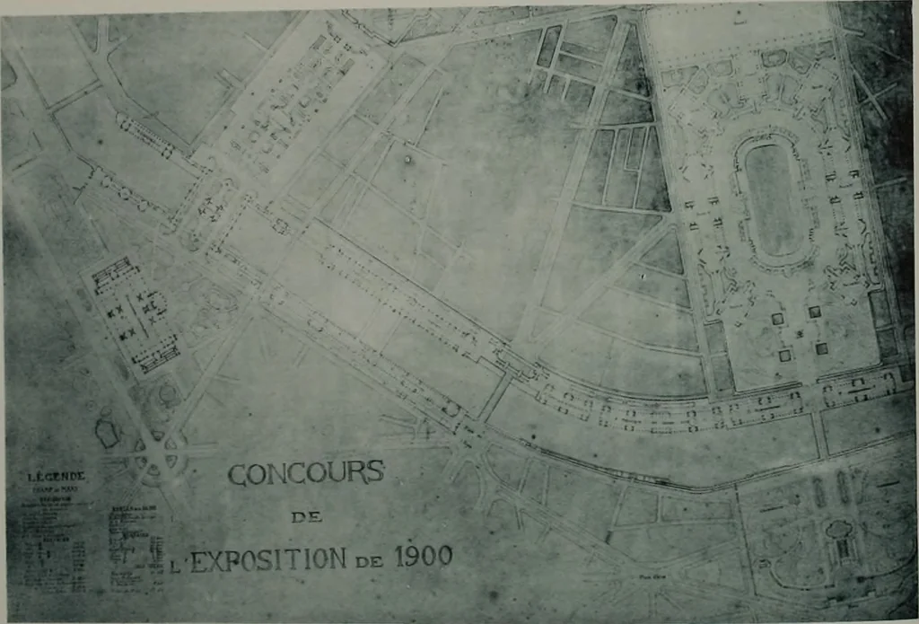 An illustration from Concours pour l'Exposition universelle de 1900; projets exposés au Palais de l'industrie, 1895, leaf 37