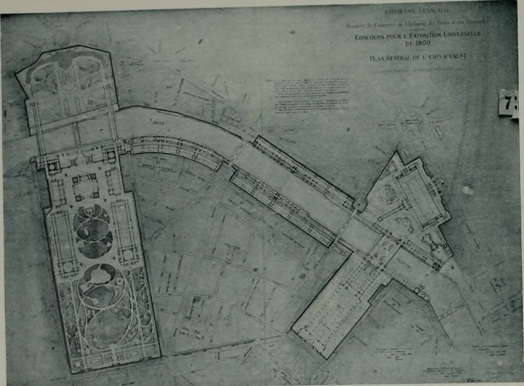 An illustration from Concours pour l'Exposition universelle de 1900; projets exposés au Palais de l'industrie, 1895, leaf 41