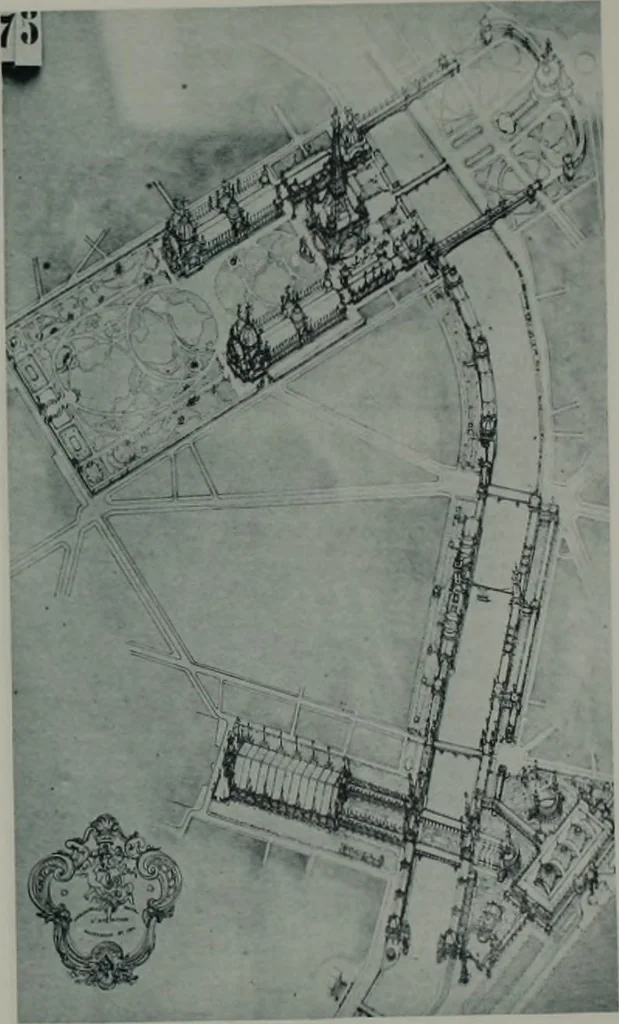 An illustration from Concours pour l'Exposition universelle de 1900; projets exposés au Palais de l'industrie, 1895, leaf 41