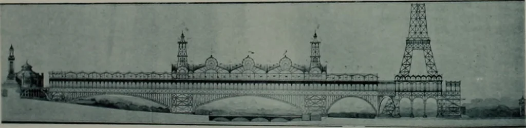 An illustration from Concours pour l'Exposition universelle de 1900; projets exposés au Palais de l'industrie, 1895, leaf 47